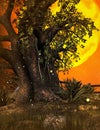 Fantasy tree background