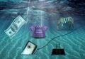 Fantasy Underwater scene