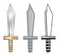 Fantasy Weapon sword Royalty Free Stock Photo