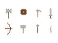 Fantasy Weapons Pixel Art Icon Set