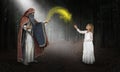 Fantasy Wizard, Imagination, Magic, Girl Royalty Free Stock Photo