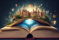 Unleashing Imagination: A Visual Tribute to Books Unlocking Creativity: The World Inside the Book Royalty Free Stock Photo