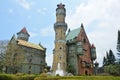Fantasy world theme park castle facade in Batangas, Philippines