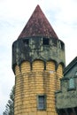 Fantasy world theme park castle tower in Batangas, Philippines Royalty Free Stock Photo