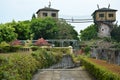 Fantasy world theme park pathway in Batangas, Philippines