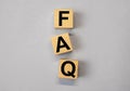 FAQ acronym, qa and q concept of questions