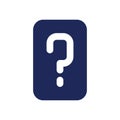 FAQ black glyph ui icon