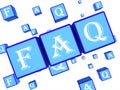 Faq Dice Indicates Frequently Asked Questions And Advice 3d Rendering Royalty Free Stock Photo