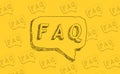 FAQ. Frequently Asked Questions Royalty Free Stock Photo