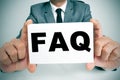 FAQ, Frequently Asked Questions Royalty Free Stock Photo