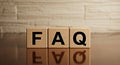 Faq questions answers information help support guidance query assistance knowledge understanding problem solving solutions frequen Royalty Free Stock Photo