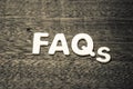 FAQs Wood Letters