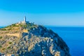 Far Formentor lighthouse at Mallorca, Spain Royalty Free Stock Photo