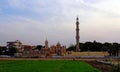 Far view of Abou el oyoun mosque in Dayrout in Assyut Royalty Free Stock Photo
