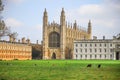 Far view of Chapel in King`s College in Cambridge University