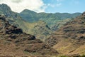 Far view to the mountain from tenerife