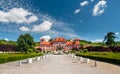 Far view to Troja Palace, Prague Royalty Free Stock Photo
