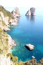 Faraglioni Capri - Italy Royalty Free Stock Photo