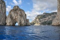 Faraglioni of Capri view from the sea