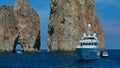 Faraglioni Cliffs, Capri, Italy, Europe Royalty Free Stock Photo