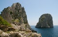 The Faraglioni rocks, Capri Royalty Free Stock Photo