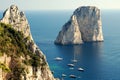 Faraglioni rocks at Capri island