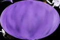 Faraway purple planet abstract design in 3d