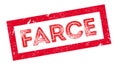 Farce rubber stamp Royalty Free Stock Photo