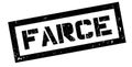 Farce rubber stamp Royalty Free Stock Photo