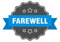 farewell label Royalty Free Stock Photo