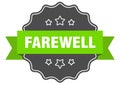 farewell label Royalty Free Stock Photo