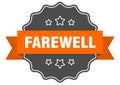 farewell label Royalty Free Stock Photo