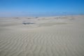 Farewell Spit is a narrow sand spit at the northern end of the Golden Bay, South Island of New Zealand Royalty Free Stock Photo