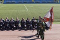 Farewell to the banner of the graduates of the Military Space Academy named after Alexander Fedorovich Mozhaisky