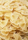 Farfalle pasta shapes