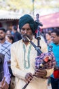 Artists performing at Surajkund craft fair Royalty Free Stock Photo
