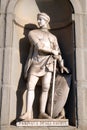 Farinata degli Uberti, statue in the Niches of the Uffizi Colonnade in Florence