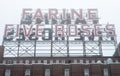 Farine Five Roses Sign Montreal iconic beloved emblem foggy scene