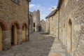 Farleigh Hungerford Castle, Street near priests house Royalty Free Stock Photo