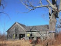 Farm: abandoned barn Royalty Free Stock Photo