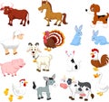 Farm animal collection set