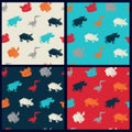 Farm animal pattern set