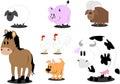 Farm animals Royalty Free Stock Photo