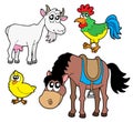 Farm animals collection 2 Royalty Free Stock Photo