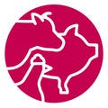 Farm animals logo