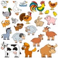 Farm Animals set colorful.