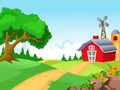 Farm background for you design