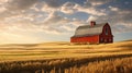 farm barn rural scene Royalty Free Stock Photo