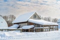 Farm buildings hen house