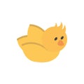 Farm chicken domestic animal rural isometric icon